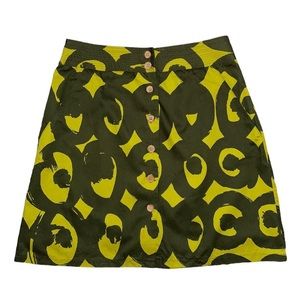 Marimekko a-line skirt with pockets! Designed for Anthropologie, size 10
